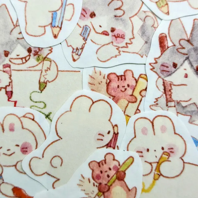 グッズ 【マスキングフレークシール】らくがき